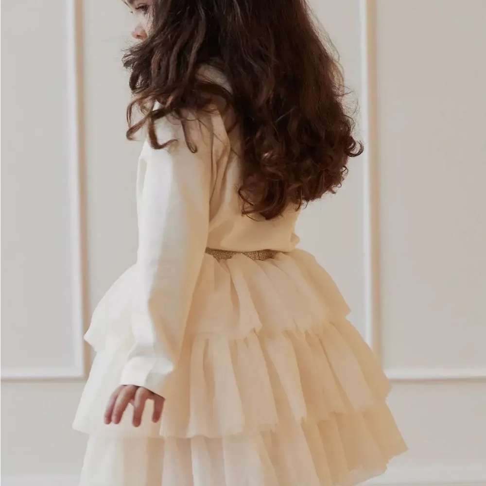 Jamie Kay Valentina Tulle Skirt - Size 5 - Vanilla Bean
